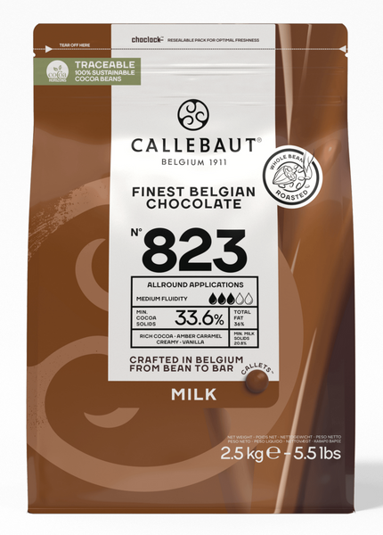 Callebaut 33.6% '823' Milk Chocolate